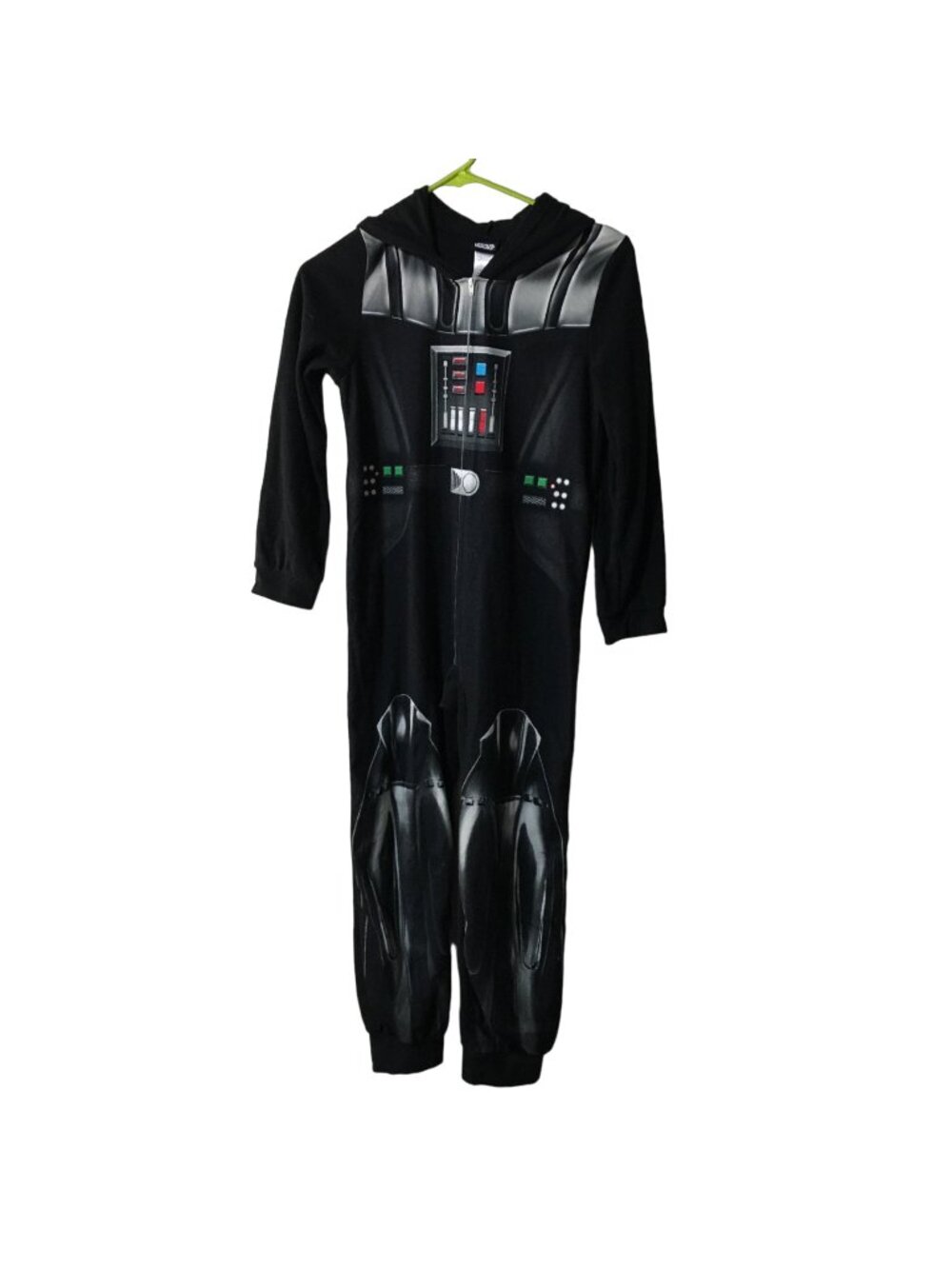 STAR WARS DARTH VADER FLEECE UNION ZIP UP PAJAMA SUIT BOYS SIZE 12